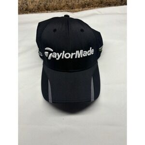 TaylorMade RBZ R11s Black Hat Cap Adjustable Strap‎ Embroidered Logo Golf